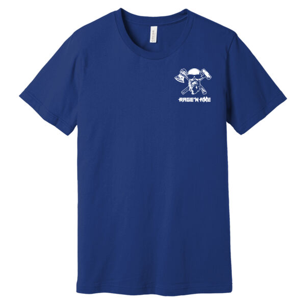 Rage'n Axe White Logo  - Unisex Jersey Short Sleeve Tee Thumbnail