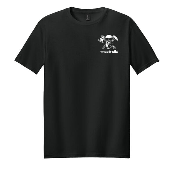 Rage'n Axe White Logo  - Softstyle ® T Shirt Thumbnail