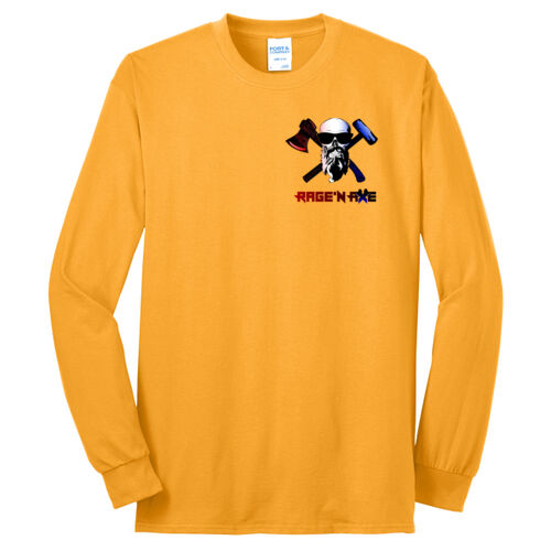 Rage'n Axe Full Color Logo  - Long Sleeve Core Blend Tee Thumbnail