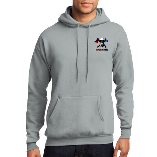 Rage'n Axe Full Color Logo  - Core Fleece Pullover Hooded Sweatshirt Thumbnail