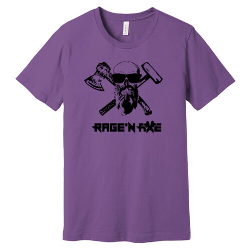 Rage'n Axe Black Logo - Front Only  - Unisex Jersey Short Sleeve Tee Thumbnail