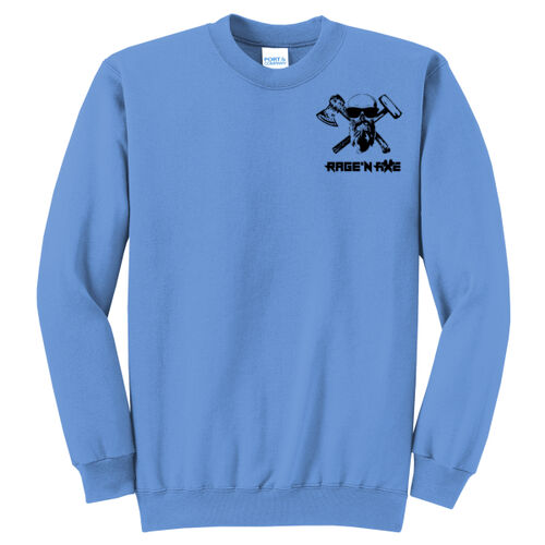 Rage'n Axe Cheaper Than Therapy - Core Fleece Crewneck Sweatshirt Thumbnail